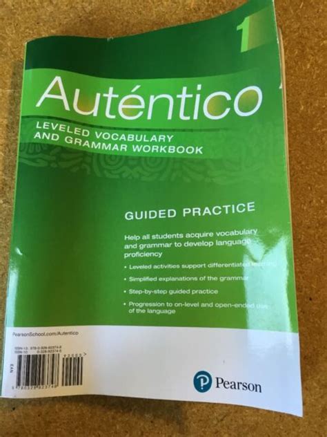 <b>Autentico</b> 2 <b>workbook</b> <b>answers</b> <b>guided</b> <b>practice</b> This powerful app from Pearson enables students to quickly learn the key Spanish words and phrases of the Auténtico Spanish program. . Autentico guided practice workbook 1 answers